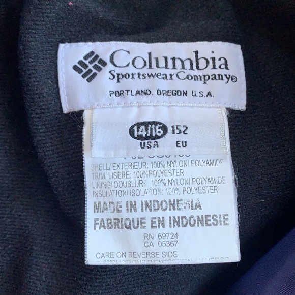 Columbia Snow Pants Youth Size 14/16 Navy Blue Columbia Sportswear Brand Unisex - Picture 3 of 11